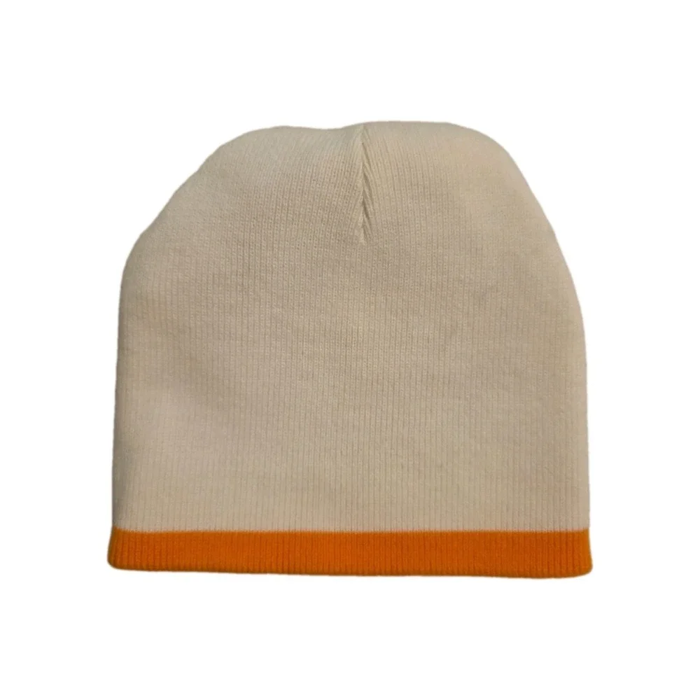 Reversible Orange White Tennessee Volunteers Winter Beanie Adult Size